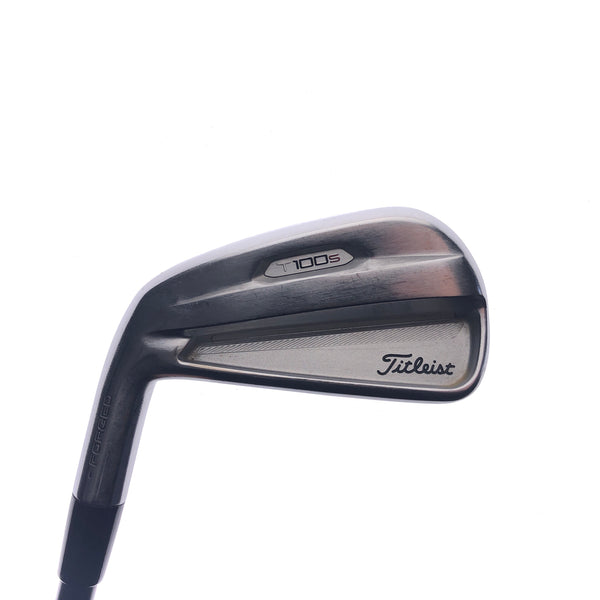 Used Titleist T100S 2021 4 Iron / 22.0 Degrees / X-Stiff Flex / Left-Handed