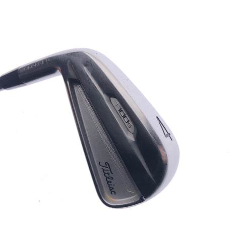 Used Titleist T100S 2021 4 Iron / 22.0 Degrees / X-Stiff Flex / Left-Handed