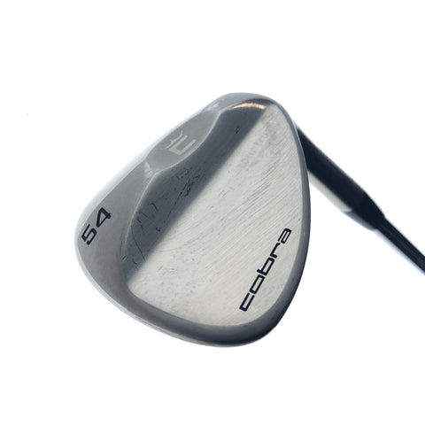 Used Cobra Tour Trusty Chrome Sand Wedge / 54.0 Degrees / Stiff Flex