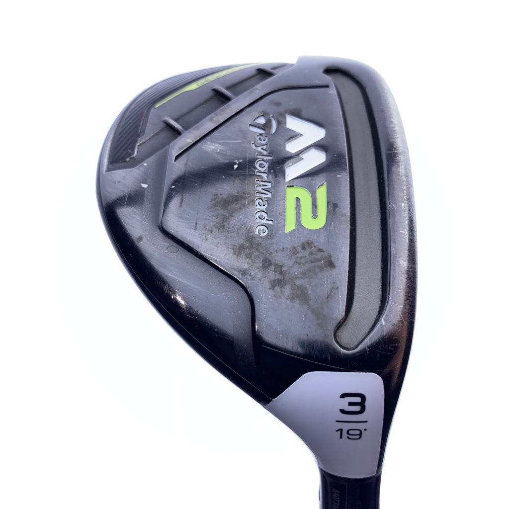 Used TaylorMade M2 2017 3 Hybrid / 19.0 Degrees / Stiff Flex
