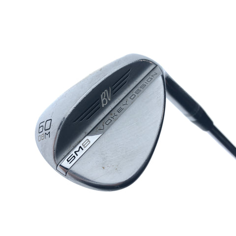 Used Titleist Vokey SM8 Tour Chrome Lob Wedge / 60.0 Degrees / X-Stiff Flex