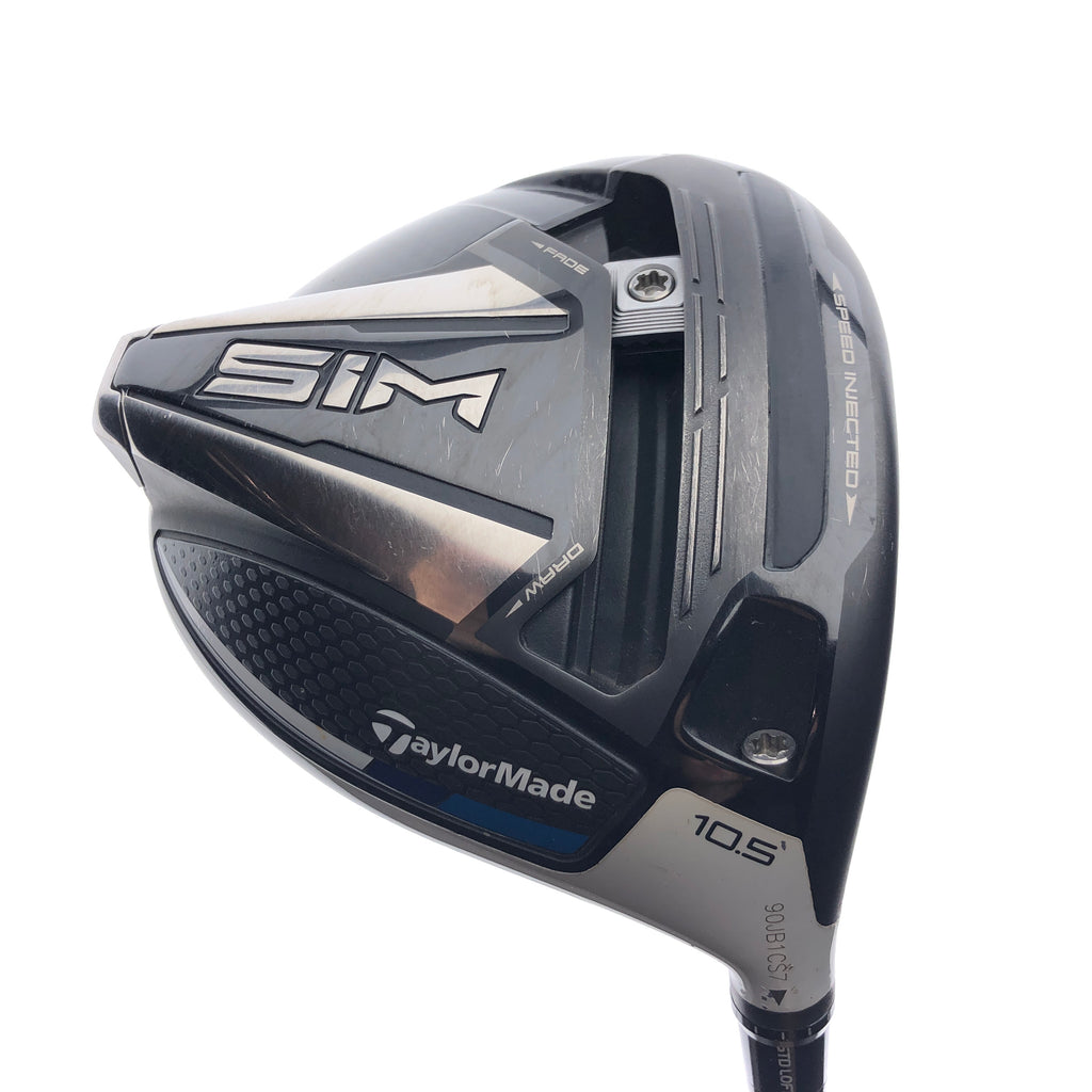 Used TaylorMade SIM Driver / 10.5 Degrees / Stiff Flex