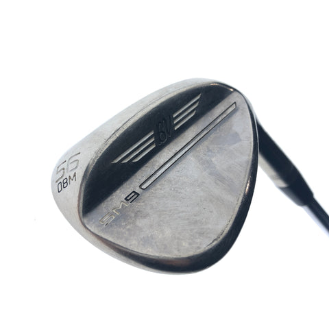 Used Titleist SM9 Brushed Steel Sand Wedge / 56.0 Degrees / Wedge Flex