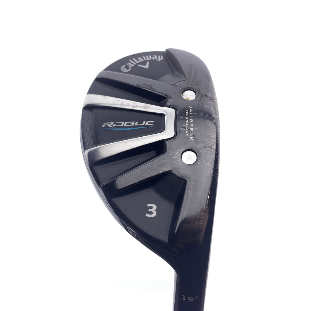 Used Callaway Rogue 3 Hybrid / 19.0 Degrees / Regular Flex