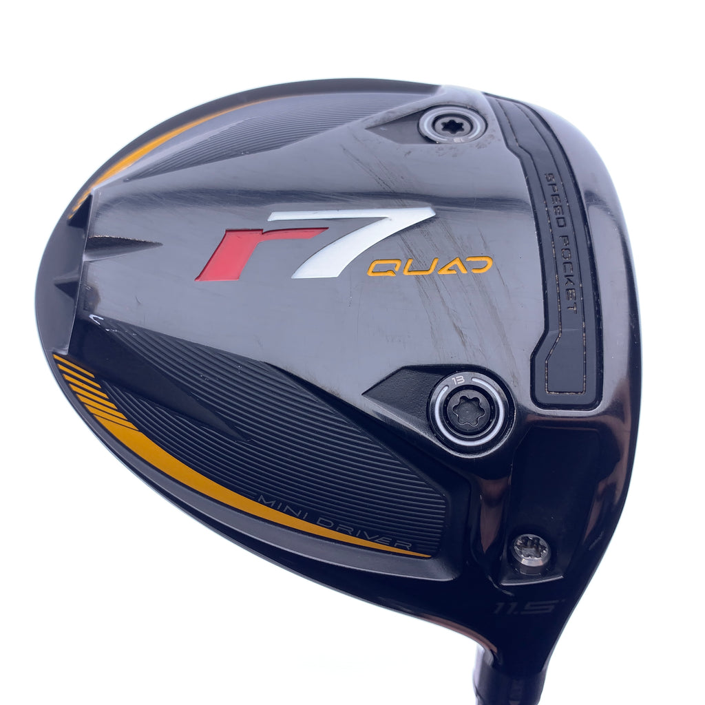 Used TaylorMade R7 Quad Mini Driver / 11.5 Degrees / Stiff Flex