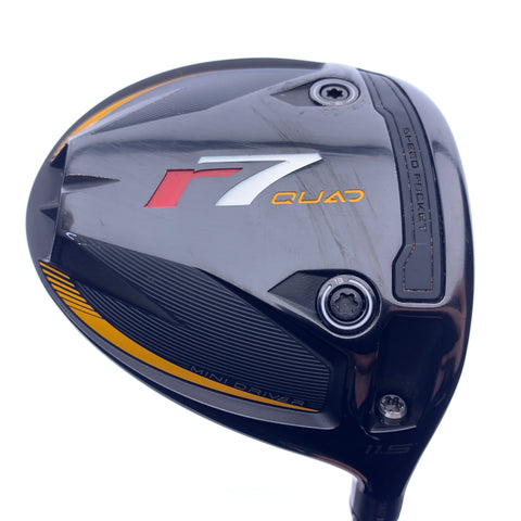 Used TaylorMade R7 Quad Mini Driver / 11.5 Degrees / Stiff Flex