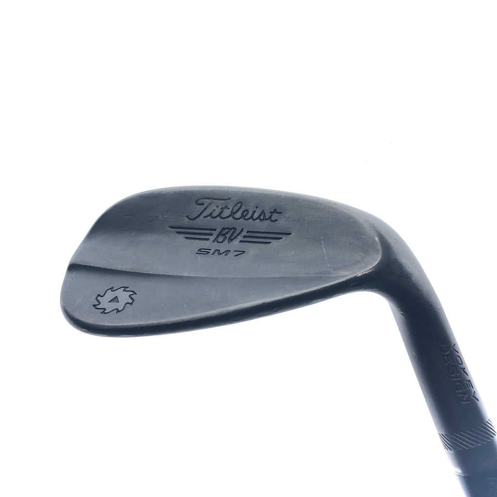 Used Titleist Vokey SM7 Jet Black Gap Wedge / 52.0 Degrees / Wedge Flex