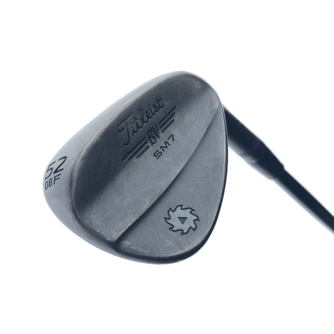Used Titleist Vokey SM7 Jet Black Gap Wedge / 52.0 Degrees / Wedge Flex