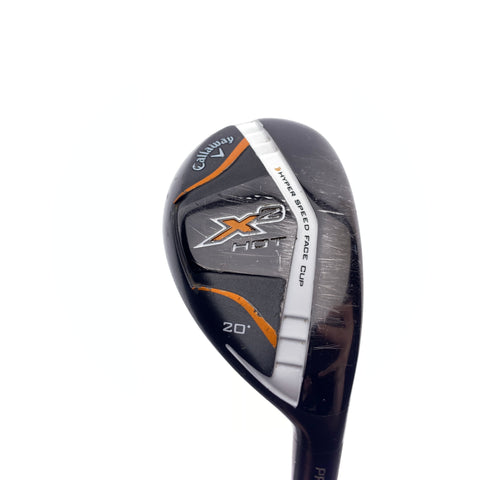 Used Callaway X2 Hot Pro 3 Hybrid / 20.0 Degrees / Stiff Flex