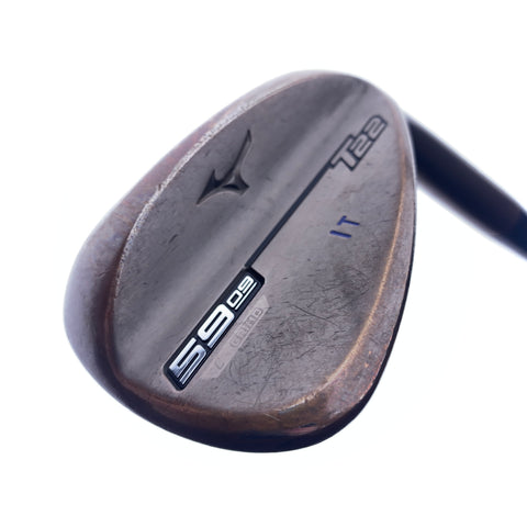Used Mizuno T22 Denim Copper Lob Wedge / 59.0 Degrees / Stiff Flex