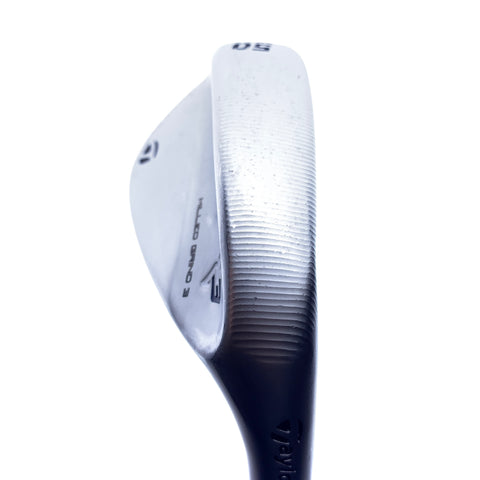 Used TaylorMade Milled Grind 3 Gap Wedge / 50.0 Degrees / Stiff Flex