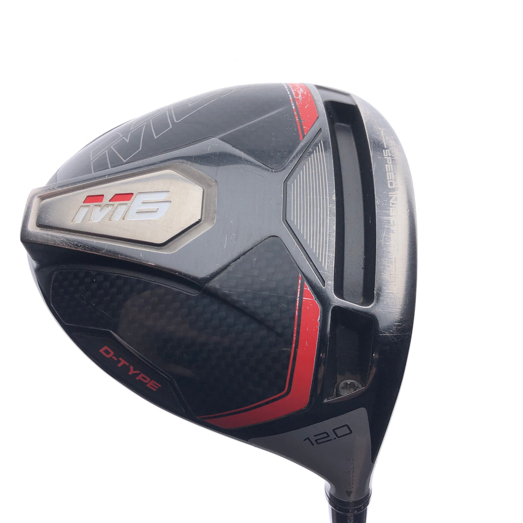 Used TaylorMade M6 D-Type Driver / 12.0 Degrees / Regular Flex