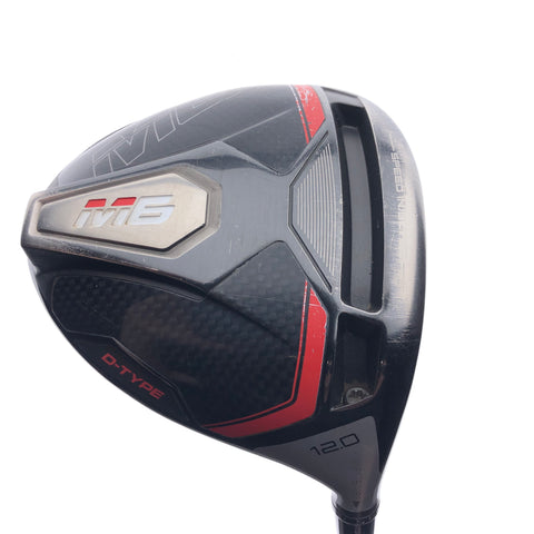 Used TaylorMade M6 D-Type Driver / 12.0 Degrees / Regular Flex