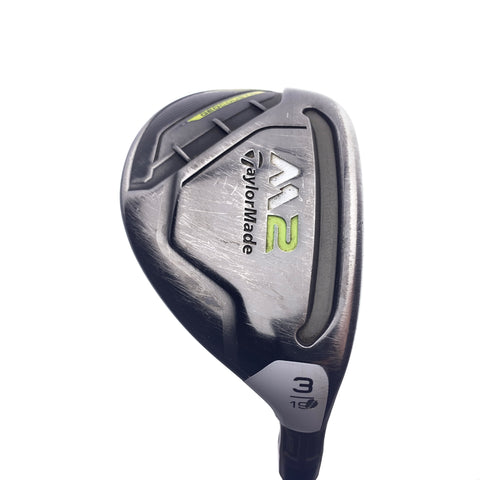Used TaylorMade M2 2017 3 Hybrid / 19 Degrees / Stiff Flex