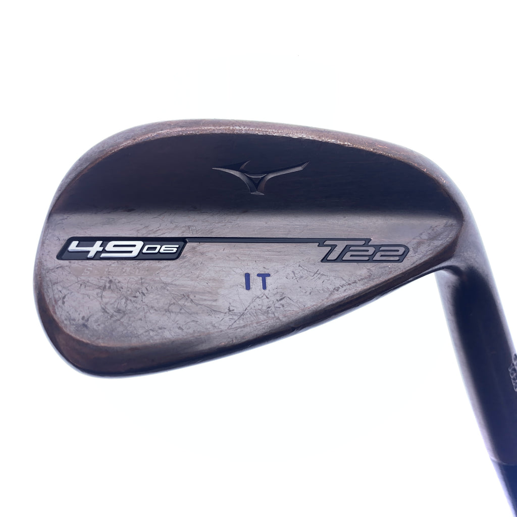Used Mizuno T22 Denim Copper Gap Wedge / 49.0 Degrees / Stiff Flex