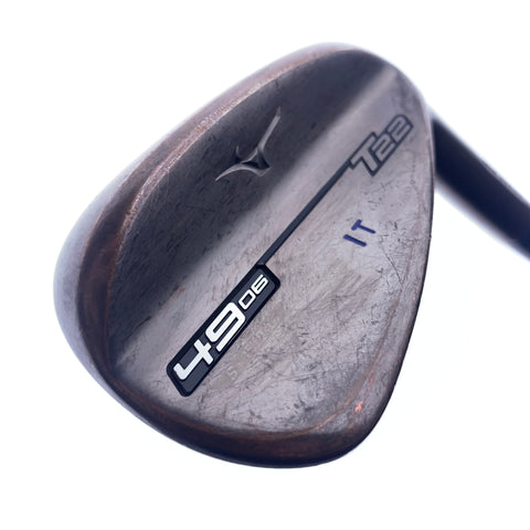 Used Mizuno T22 Denim Copper Gap Wedge / 49.0 Degrees / Stiff Flex