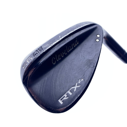 Used Cleveland RTX 4 Black Satin Sand Wedge / 56.0 Degrees / Wedge Flex - Replay Golf 