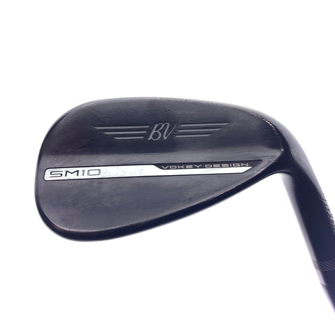 Used Titleist Vokey SM10 Black Vapor Gap Wedge / 50.0 Degrees / Wedge Flex