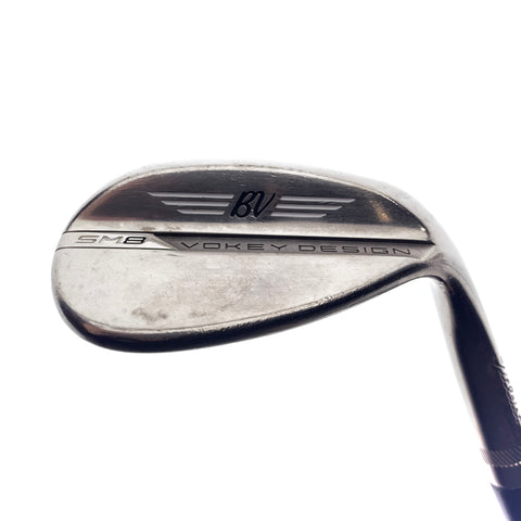 Used Titleist Vokey SM8 Brushed Steel Lob Wedge / 60.0 Degrees / Wedge Flex