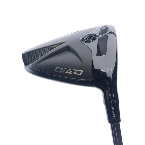 Used TaylorMade Qi4D Driver / 9.0 Degrees / Stiff Flex