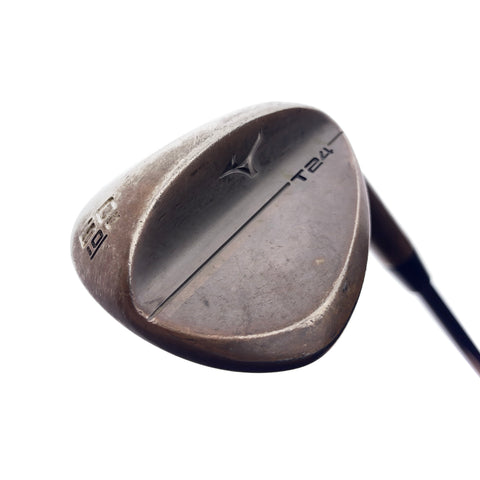 Used Mizuno T24 Denim Copper Lob Wedge / 60.0 Degrees / Stiff Flex