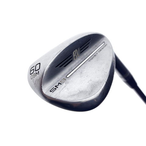 Used Titleist SM9 Tour Chrome Lob Wedge / 60.0 Degrees / Wedge Flex