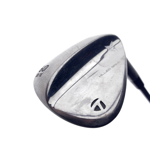 Used TaylorMade Milled Grind Chrome Lob Wedge / 60.0 Degrees / Wedge Flex