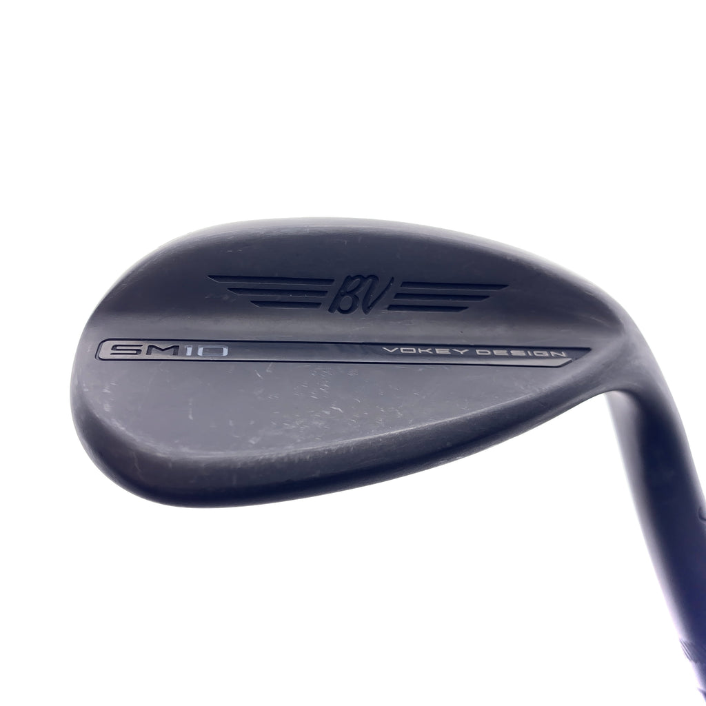 Used Titleist Vokey SM10 Jet Black Lob Wedge / 60.0 Degrees / Wedge Flex