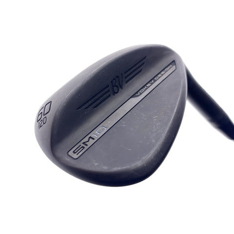 Used Titleist Vokey SM10 Jet Black Lob Wedge / 60.0 Degrees / Wedge Flex