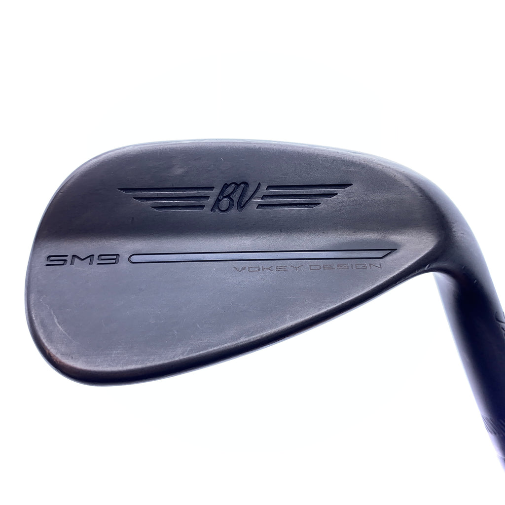 Used Titleist SM9 Jet Black Gap Wedge / 50.0 Degrees / Stiff Flex
