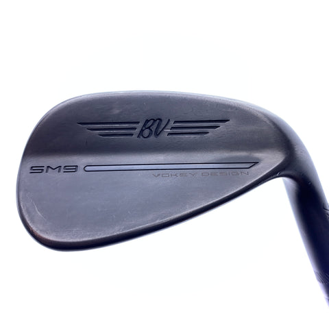 Used Titleist SM9 Jet Black Gap Wedge / 50.0 Degrees / Stiff Flex