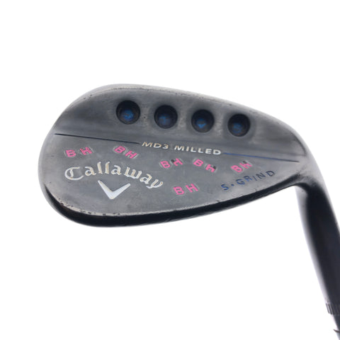 Used Callaway MD3 Milled Black Gap Wedge / 52.0 Degrees / Wedge Flex