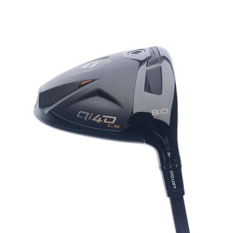 Used TaylorMade Qi4D LS Driver / 8.0 Degrees / Stiff Flex