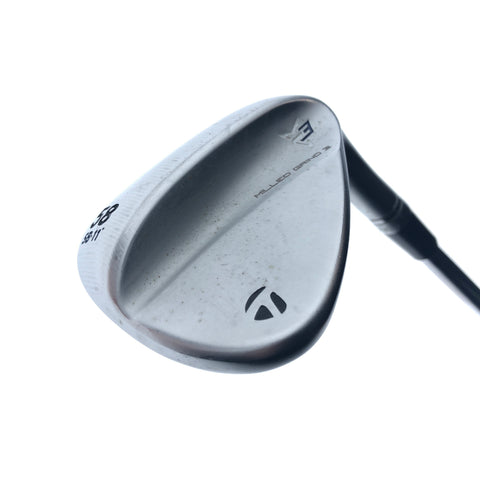 Used TaylorMade Milled Grind 3 Lob Wedge / 58.0 Degrees / Stiff Flex