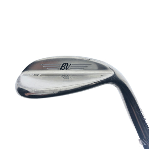 Used Titleist SM9 Brushed Steel Lob Wedge / 58.0 Degrees / Regular Flex