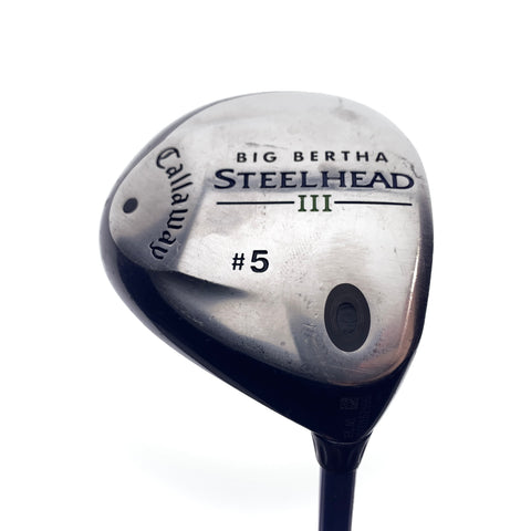 Used Callaway Big Bertha Steelhead III 5 Fairway Wood /19.0 Degrees/Ladies Flex