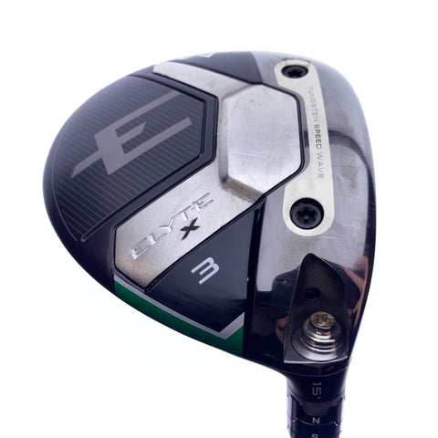 Used Callaway Elyte X 3 Fairway Wood / 15.0 Degrees / Senior Flex