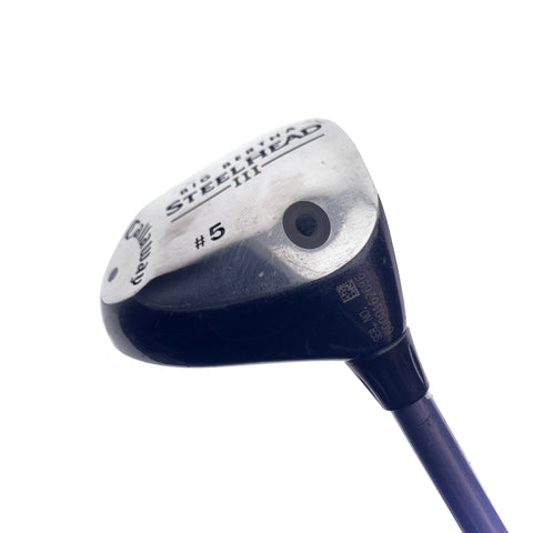 Used Callaway Big Bertha Steelhead III 5 Fairway Wood /19.0 Degrees/Ladies Flex