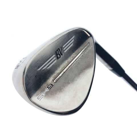 Used Titleist SM9 Brushed Steel Gap Wedge / 50.0 Degrees / Regular Flex