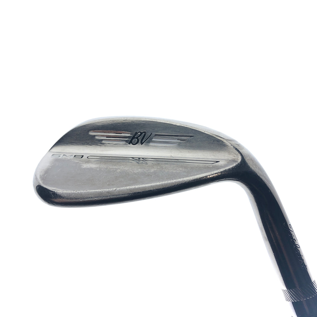 Used Titleist SM9 Brushed Steel Sand Wedge / 54.0 Degrees / Regular Flex