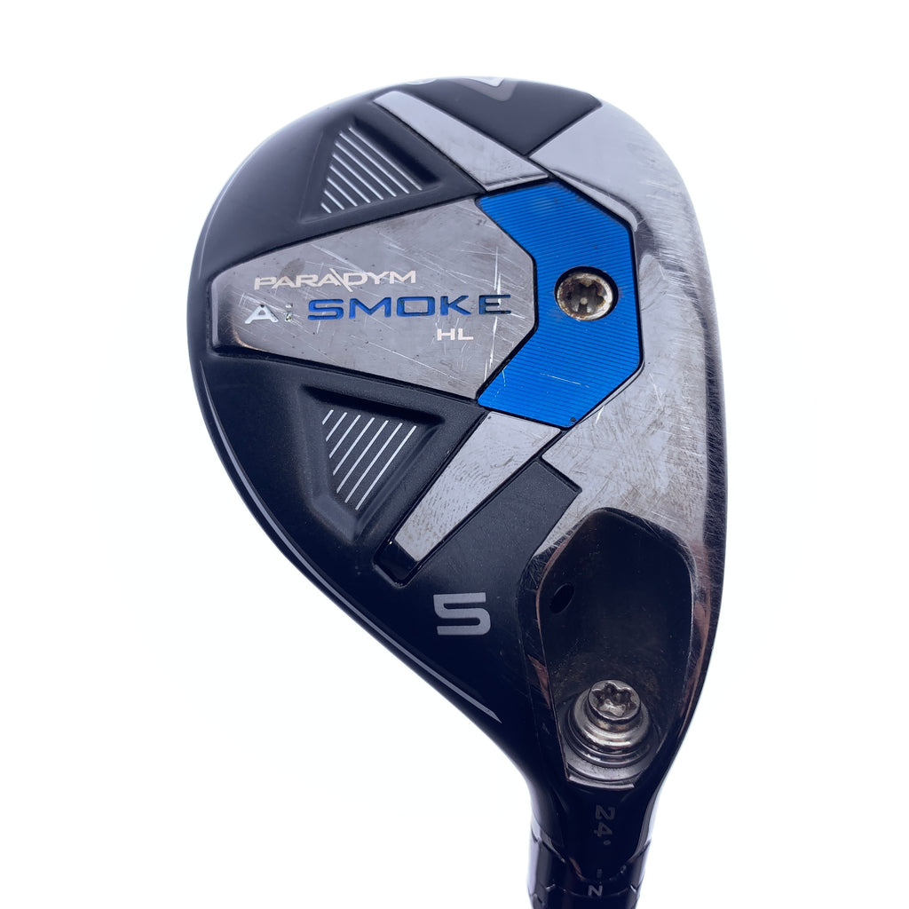 Used Callaway Paradym Ai Smoke HL 5 Hybrid / 24.0 Degrees / Stiff Flex