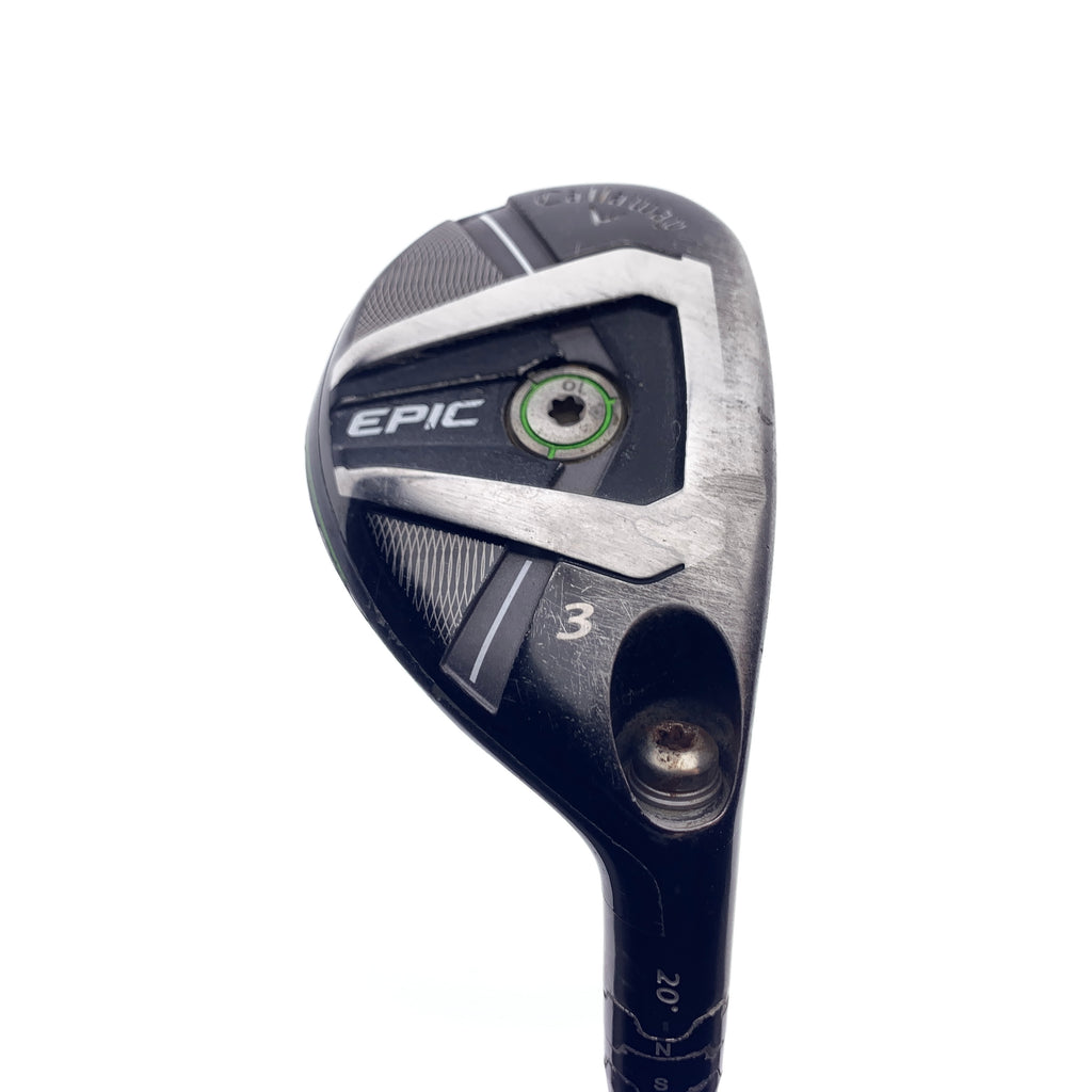 Used Callaway Epic 3 Hybrid / 20.0 Degrees / Stiff Flex
