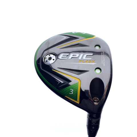 Used Callaway EPIC Flash 3 Fairway Wood / 15 Degrees / Stiff Flex