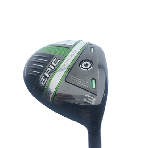 Used Callaway Epic Speed 3 Fairway Wood / 15.0 Degrees / Stiff Flex