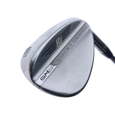 Used Titleist Vokey SM8 Tour Chrome Lob Wedge / 58.0 Degrees / Wedge Flex