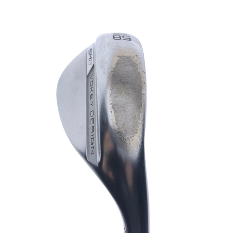 Used Titleist Vokey SM8 Tour Chrome Lob Wedge / 58.0 Degrees / Wedge Flex