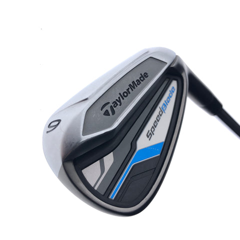 Used TaylorMade SpeedBlade 9 Iron / 39.5 Degrees / Stiff Flex - Replay Golf 