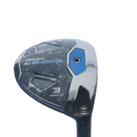 Used Callaway Paradym Ai Smoke MAX D 3 Fairway Wood/15.0 Degrees/X-Stiff Flex