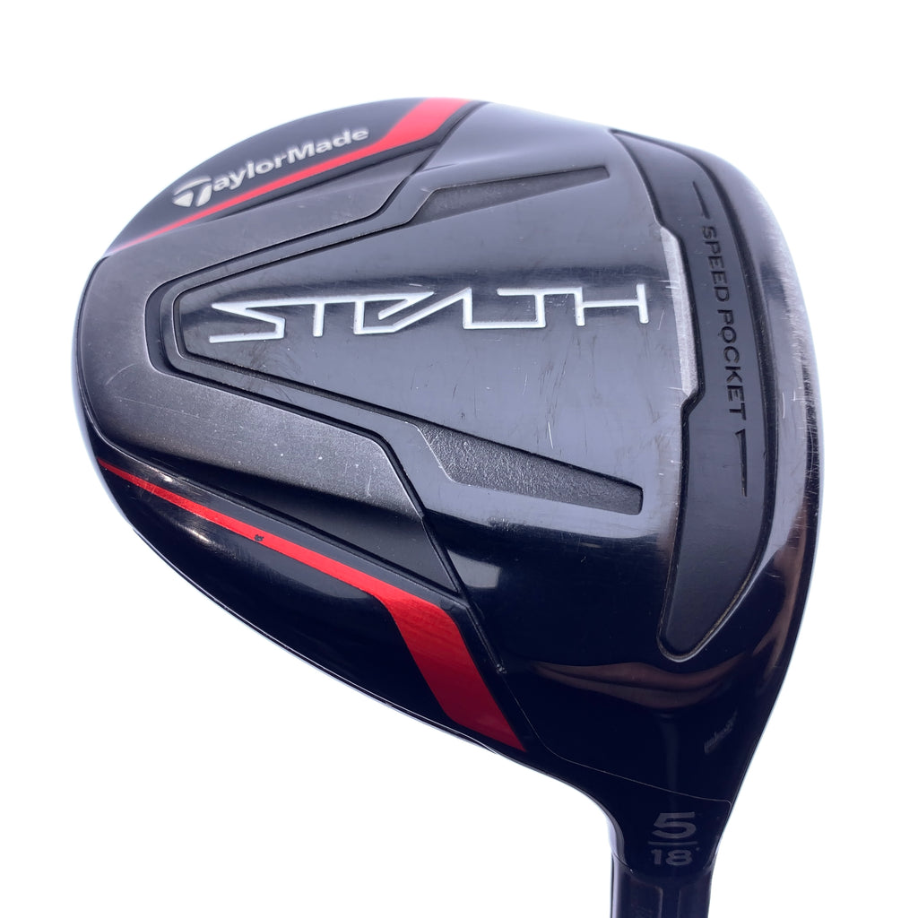 Used TaylorMade Stealth 5 Fairway Wood / 18.0 Degrees / Stiff Flex
