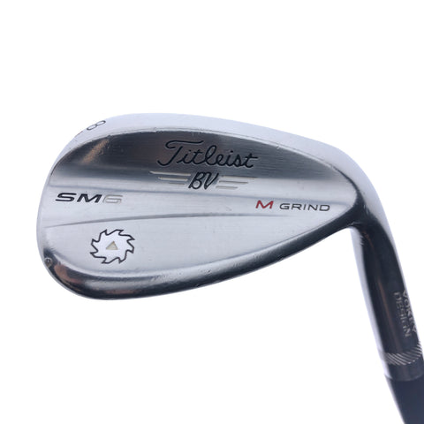 Used Titleist Vokey SM6 Tour Chrome Lob Wedge / 58.0 Degrees / Wedge Flex